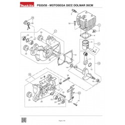 Dolmar Spare Parts for Petrol Chainsaw PS33/35