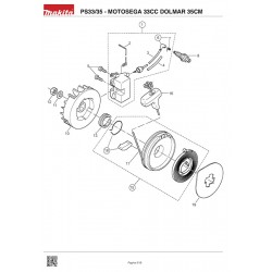 Dolmar Spare Parts for Petrol Chainsaw PS33/35