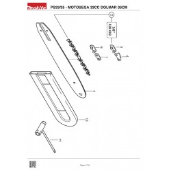Dolmar Spare Parts for Petrol Chainsaw PS33/35
