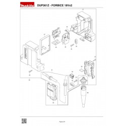 Ricambi Makita per Forbice da Pota DUP361Z
