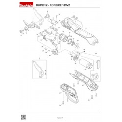 Ricambi Makita per Forbice da Pota DUP361Z