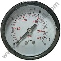 Manometer Ø50-1/4" for Air Compressors Fiac Cosmos-ECU-FX