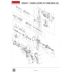 Makita Spare Parts for Rotary Hammer HR2631F