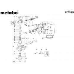 Ricambi Metabo per Fresa Sverniciatrice LF 724 S