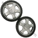 Kit 221 Wheel + Starlock for Pressure Washer Lavor BEST 24