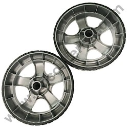 Kit 221 Wheel + Starlock for Pressure Washer Lavor BEST 24 - 1