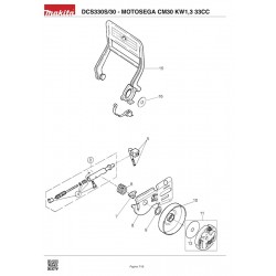 Makita Spare Parts for Petrol Chainsaw DCS330S/30