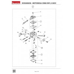 Makita Spare Parts for Petrol Chainsaw DCS330S/30