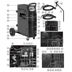 Ricambi Telwin per Saldatrice Technomig 223 Treo Synergic 230V