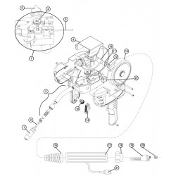 Ricambi Telwin per Torcia Spool Gun M6 - Esploso