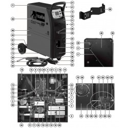 Telwin Spare Parts for Welding Inverter Electromig 300 Synergic 400V