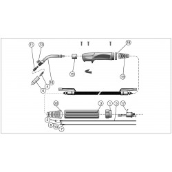 Ricambi Telwin per Saldatrice Inverter Electromig 300 Synerigic 400V