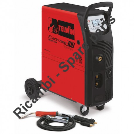 Telwin Spare Parts for Welding Inverter Electromig 300 Synergic 400V