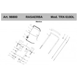 Ama Spare Parts for Petrol Self-Propelled Lawnmower TRX-510DL