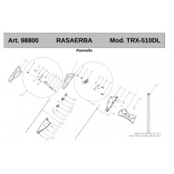 Ricambi Ama per Rasaerba a Scoppio a Trazione TRX-510DL