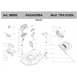Ricambi Ama per Rasaerba a Scoppio a Trazione TRX-510DL