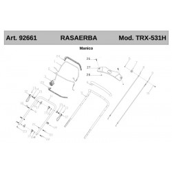 Ama Spare Parts for Petrol Self-Propelled Lawnmower TRX-531H