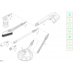 Black&Decker Spare Parts for Pressure Washer PW 2100 WHR