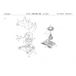 Flex Spare Parts for Safety Vacuum Cleaner VCE 35 L AC