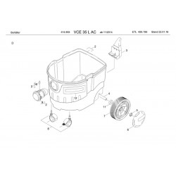 Flex Spare Parts for Safety Vacuum Cleaner VCE 35 L AC