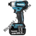 Makita Spare Parts for Percussion Cordless Screwdriver DTD155RTJ