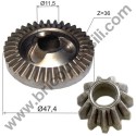 Crown Gear + Bevel Gear for Angle Grinders Bosch PWS6/7-115