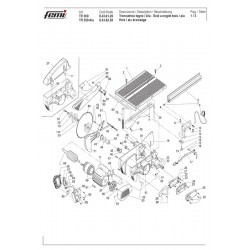 Ricambi Femi per Troncatrice TR300-TR300 Alu-8436120-8436220