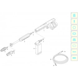 Black&Decker Spare Parts for Cold Pressure Washer BXPW 2000 E