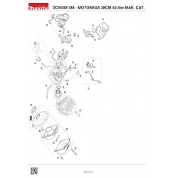 Makita Spare Parts for Petrol Chainsaw DCS4301/45