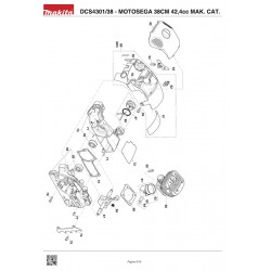 Makita Spare Parts for Petrol Chainsaw DCS4301/45