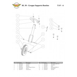 Meccanica Benassi Spare Parts for Motorhoe RL 50