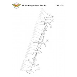 Meccanica Benassi Spare Parts for Motorhoe RL 50