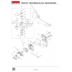 Dolmar Spare Parts for Chainsaw 30,1CC 25CM PS310TH