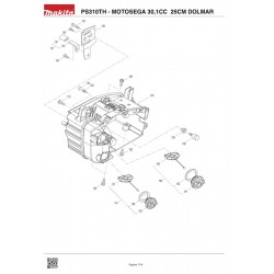 Dolmar Spare Parts for Chainsaw 30,1CC 25CM PS310TH