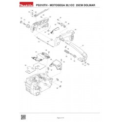 Dolmar Spare Parts for Chainsaw 30,1CC 25CM PS310TH