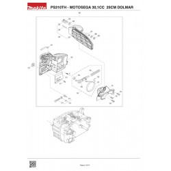 Dolmar Spare Parts for Chainsaw 30,1CC 25CM PS310TH