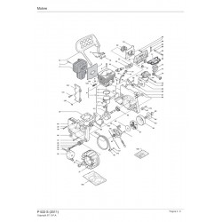 Alpina Spare Parts for Chain Saw P 522 S