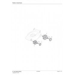 Alpina Spare Parts for Lawn Mower FL 46 LMG