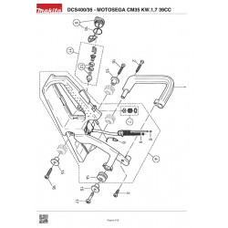 Makita Spare Parts for Chainsaw DCS400/35