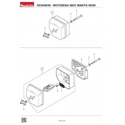 Ricambi Makita per Motosega DCS400/40