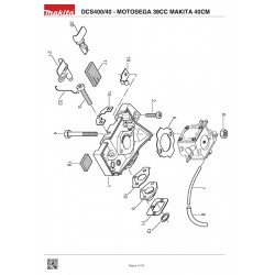 Ricambi Makita per Motosega DCS400/40
