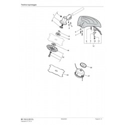 Alpina Spare Parts for Brushcutter BC 35 S