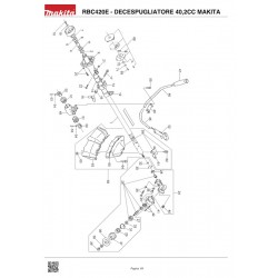 Makita Spare Parts for Bruschcutter RBC420E