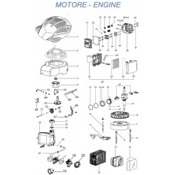 Ama Spare Parts for Self-Propelled Lawnmower LT 46H TEKNICO