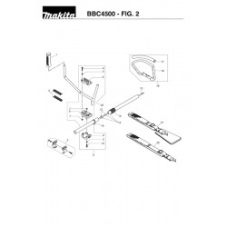 Makita Spare Parts for Brusch Cutter BBC4500