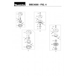 Makita Spare Parts for Brusch Cutter BBC4500