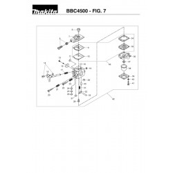 Makita Spare Parts for Brusch Cutter BBC4500