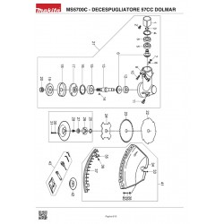 Ricambi Dolmar per Decespugliatore MS5700C