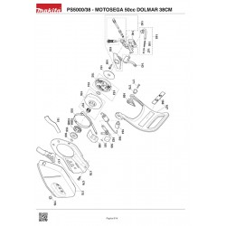 Dolmar Spare Parts for Chainsaw PS5000/38
