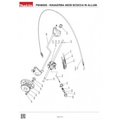 Makita Spare Parts for Lawnmower PM4850S